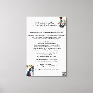 ADHDポスター7/13 キャンバスプリント