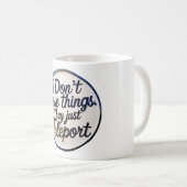 ADHDマおもしろいグ – 神経発散性ギフト，失った物 コーヒーマグカップ (正面右)