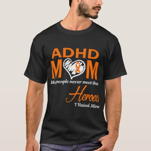 ADHDママ私は私の育て Tシャツ (正面)