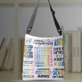 ADHDメンタルヘルス認識度トートバッグ クロスボディバッグ