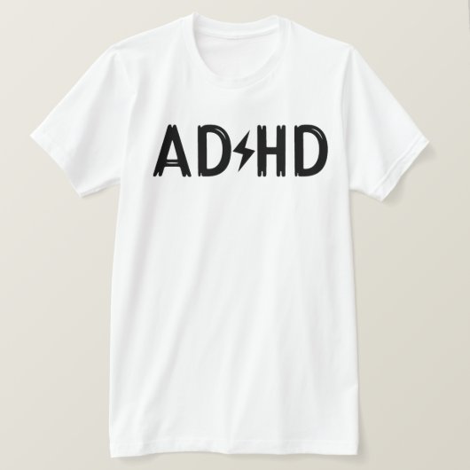 ADHDメンタルヘルス認識度 Tシャツ (デザイン正面)