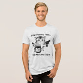 ADHDユーモア・ミーム – さっきの何て言ったっけ トライブレンドTシャツ (正面全面)
