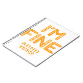 ADHD戦士 – I 素晴らし AM ノートブック (左側)