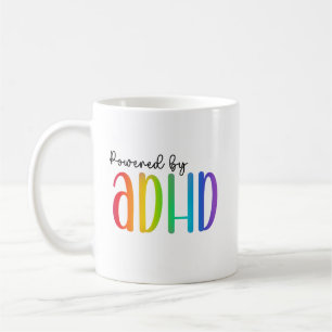 ADHD搭載 レインボータイポグラフィ コーヒーマグカップ