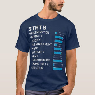 ADHD統計 Tシャツ