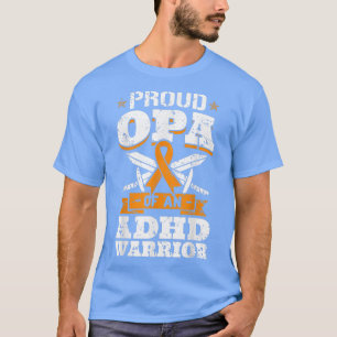 ADHD誇りを持った戦士の認識度リボンのOpa Tシャツ