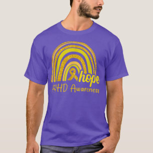 ADHD認識度ホープレインボー Tシャツ
