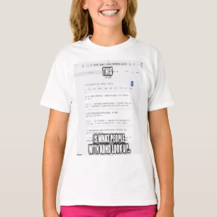 ADHD認識度メルチ Tシャツ