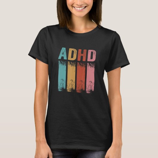 Adhd認識度ヴィンテージAdhd Mom Kids Tシャツ (正面)