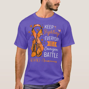ADHD認識度支援生存者と戦う Tシャツ