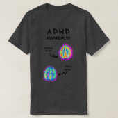 ADHD認識度13 Tシャツ (デザイン正面)