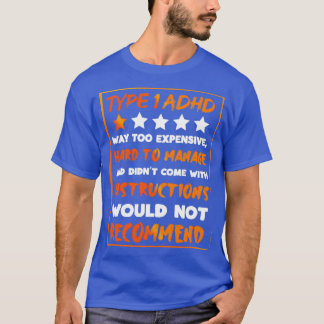 ADHD認識度19 Tシャツ