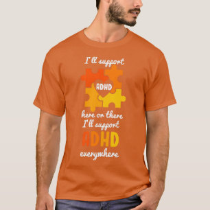 ADHD認識度24 Tシャツ