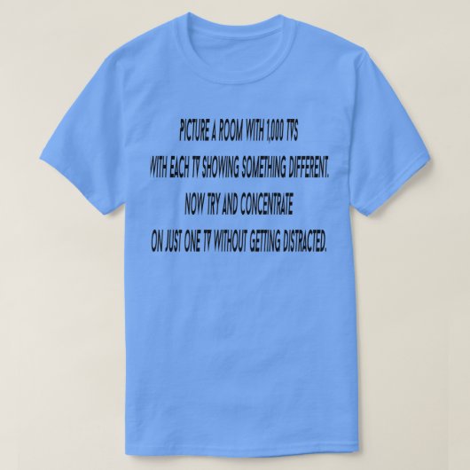 ADHD認識度27 Tシャツ (デザイン正面)