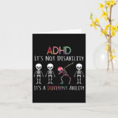 Adhd認識度DabギフトAdhd It Not A障害 カード (黄色い花)