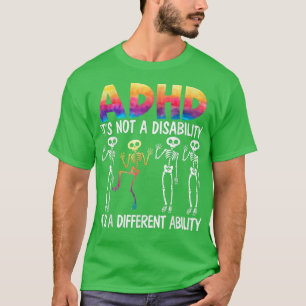 ADHD障害ではない能力違う Tシャツ