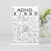 ADHD おもしろい 招待状 (スタンド正面)