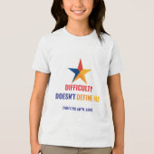 ADHD*での繁栄は私を定義しない トライブレンドＴシャツ (正面)