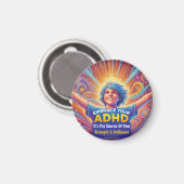 ADHD*で盛り上がるADHDを採用 マグネット (正面/裏面)