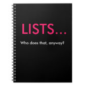 ADHD-のノートを持つ素晴らしい女性 ノートブック (正面)