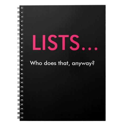 ADHD-のノートを持つ素晴らしい女性 ノートブック (正面)