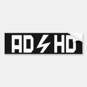 ADHD バンパーステッカー (正面)