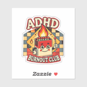 adhd バーンアウト倶楽部 シール