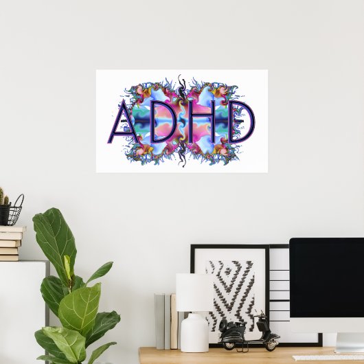 ADHD ポスター (ホームオフィス)