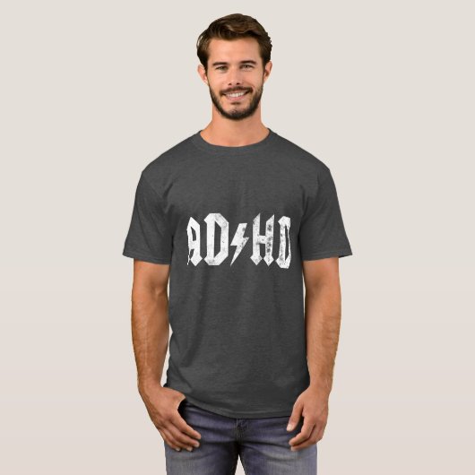 ADHD レトロ Tシャツ (正面フル)