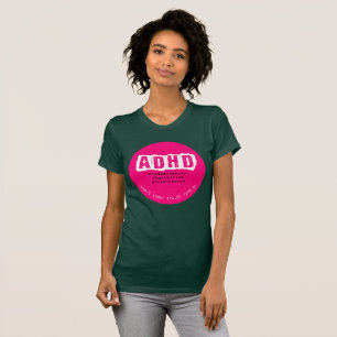 ADHD (主に無頓着なタイプ)のTシャツ Tシャツ