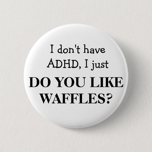 ADHD 缶バッジ (正面)