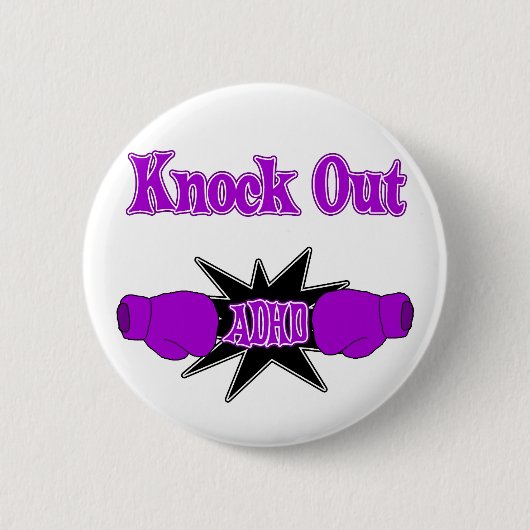 ADHD 缶バッジ (正面)