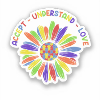 ADHD，自閉症アバ，メンタルヘルス，自閉症意識 シール