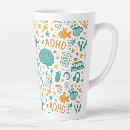 ADHD:魔法のように気を散らす カフェラテマグ