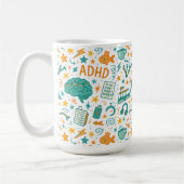 ADHD:魔法のように気を散らす コーヒーマグカップ (左)