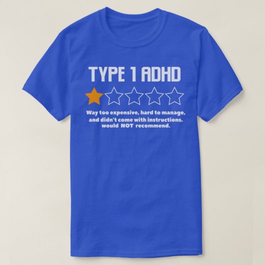 ADHD 11 Tシャツ (デザイン正面)