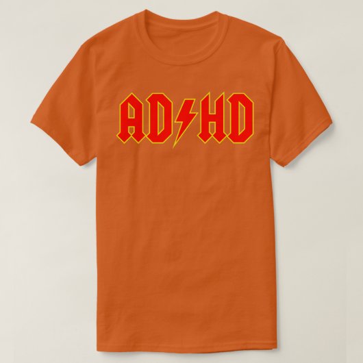 ADHD 4 Tシャツ (デザイン正面)