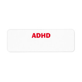 ADHD ADDの正常性に関する懸念 ラベル
