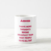 ADHD: ADHDのお子様をお持ち コーヒーマグカップ (中央)