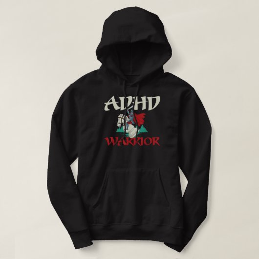 ADHD ADHD戦士 パーカ (デザイン正面)
