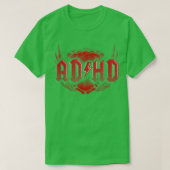 ADHD Attention Deficit Hyperactivity Disorder Funn Tシャツ (デザイン正面)