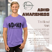ADHD Awareness Tri-Blend Tシャツ