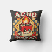 adhd burnout club  クッション (裏面)