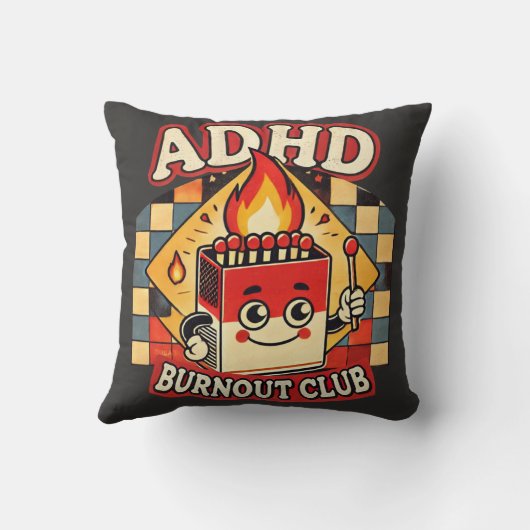 adhd burnout club クッション (裏面)