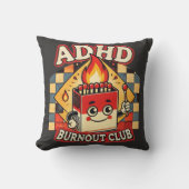 adhd burnout club  クッション (正面)