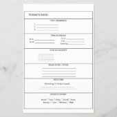 ADHD Daily Planner Page チラシ (正面)