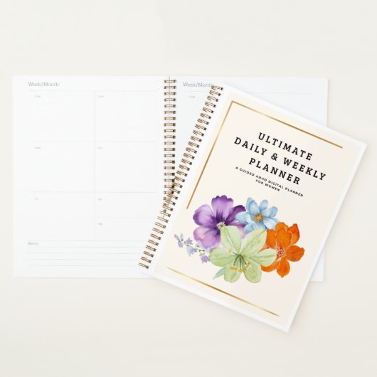 ADHD Daily-Weekly Planner for Women プランナー手帳 (ディスプレー)