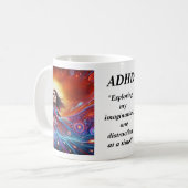 ADHD*Dr.Anders Osborne Ph.Dで繁栄 コーヒーマグカップ (正面左)