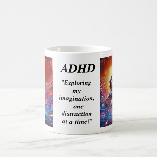 ADHD*Dr.Anders Osborne Ph.Dで繁栄 コーヒーマグカップ (中央)