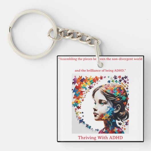 ADHD*Dr.Anders Osborne PhDの輝き キーホルダー (正面)